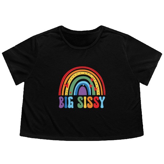 Big Sissy Flowy Cropped Tees