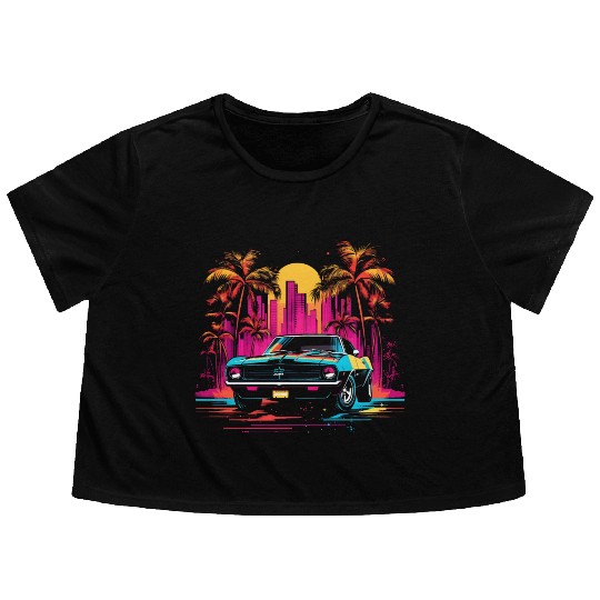 Camaro Z28 Flowy Cropped Tees