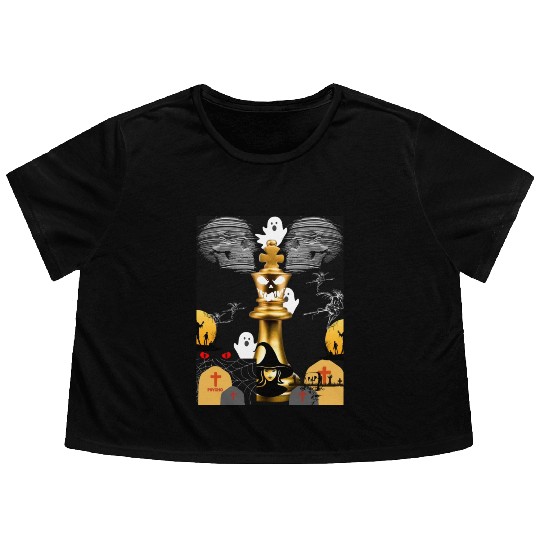 Paramount Fright Night Flowy Cropped Tees