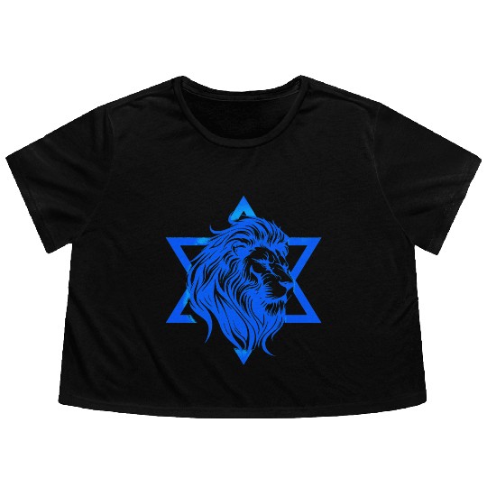 I STAND WITH ISRAEL Flowy Cropped Tees