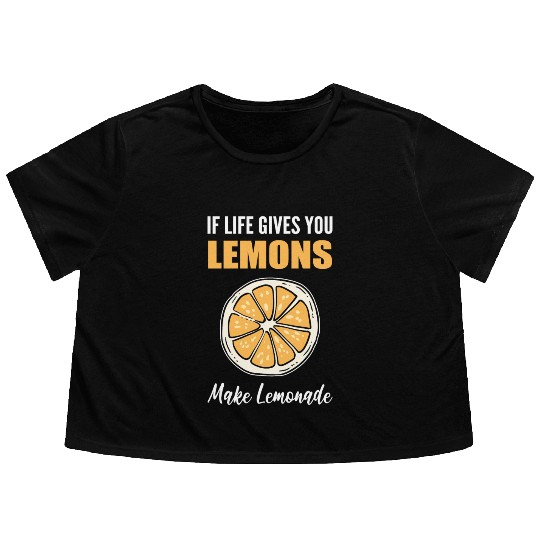 Make Lemonade Cook Or Chef Gift Flowy Cropped Tees