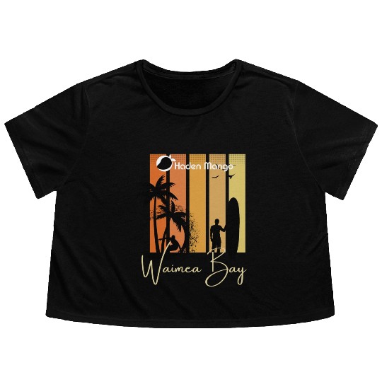 Waimea Bay Haden Mango Style Flowy Cropped Tees