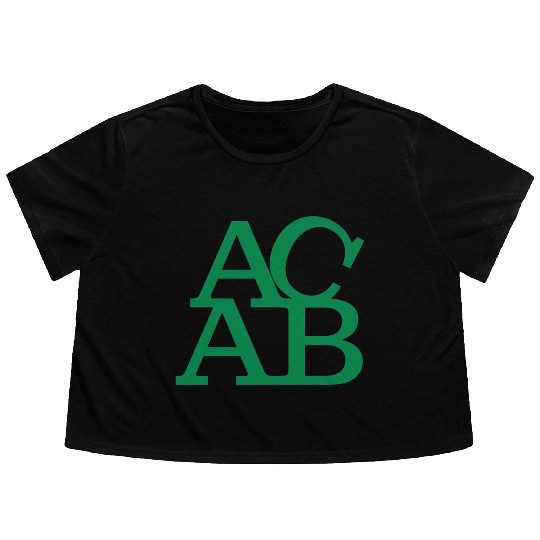 ACAB Celtic Flowy Cropped Tees
