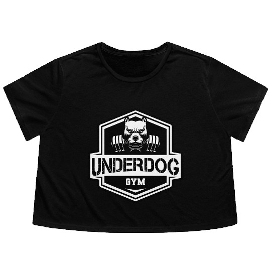 Pittbull - Underdog GYM Flowy Cropped Tees
