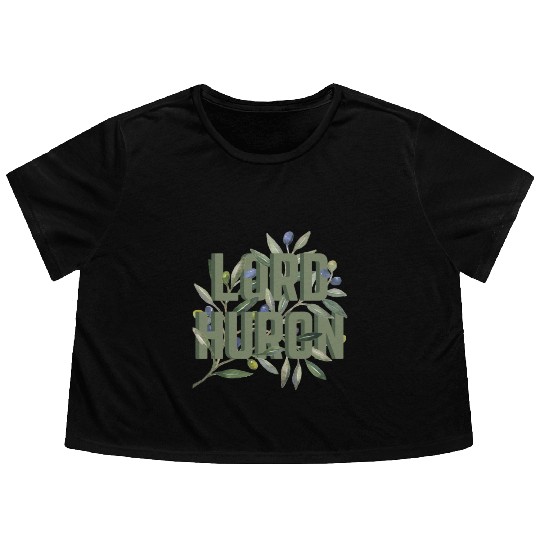 Lord Huron Olive Branch Flowy Cropped Tees