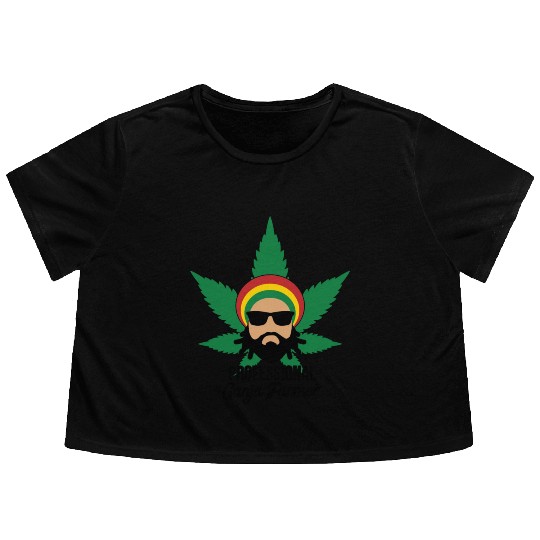 Professional Ganja Farmer Flowy Cropped Tees
