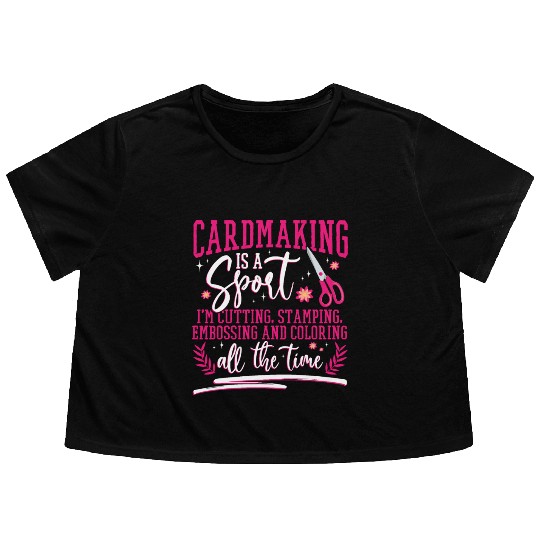 Cardmaker Scrapbooking Cardmaking Kits for Adults Flowy Cropped Tees
