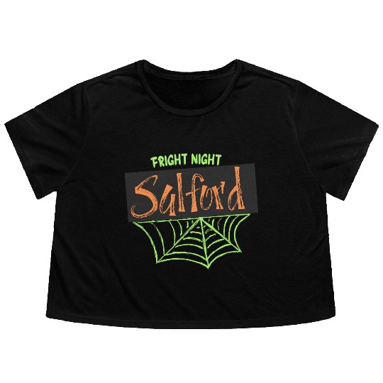 Salford - Fright Night  D83C DF19 D83D DC7B Flowy Cropped Tees