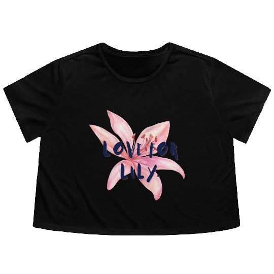 Love For Lily Flowy Cropped Tees