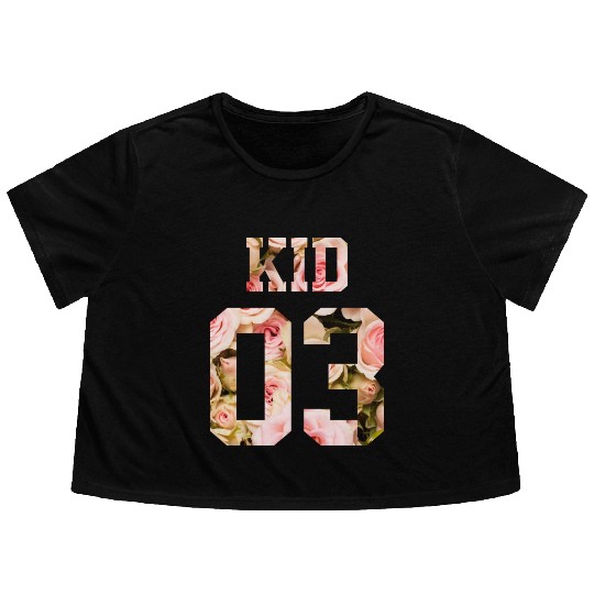 FAMILY - KID 03 Flowy Cropped Tees
