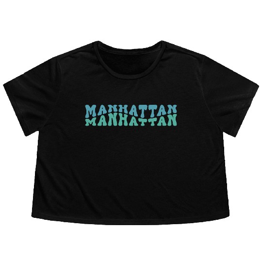 Manhattan Flowy Cropped Tees
