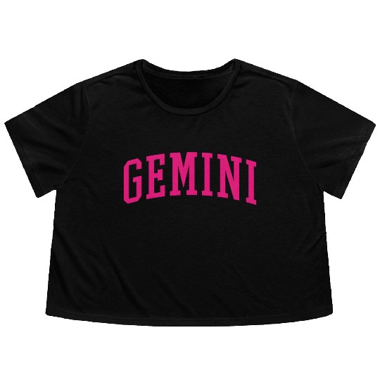K Varsity Gemini Flowy Cropped Tees