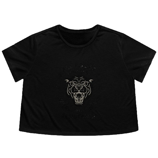 Black Panther All Power to the People Expect Flowy Cropped Tees
