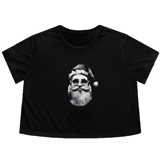 Team Santa Flowy Cropped Tees