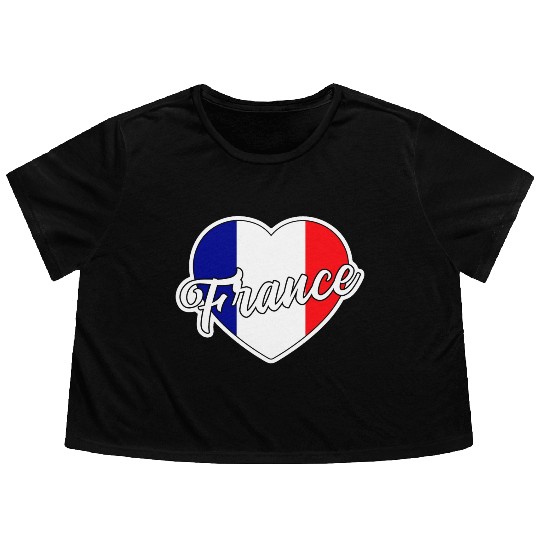 France Flowy Cropped Tees