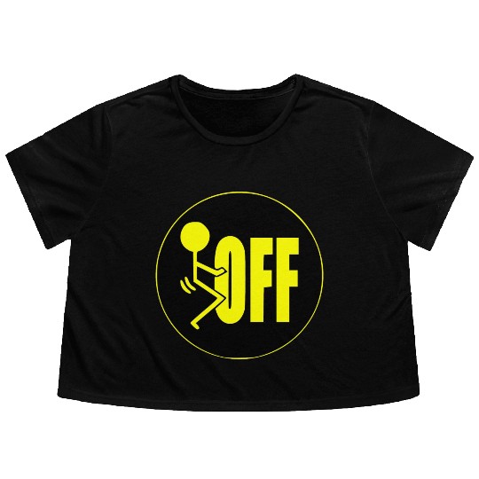 F Off ©WhiteTigerLLC.Com LIKE US ON FACEBOOK Flowy Cropped Tees