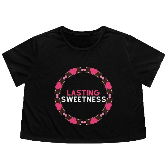 Lasting Sweetness Flowy Cropped Tees