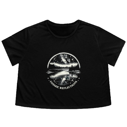 Astrophotography Astronomy Space Camera Star Watch Flowy Cropped Tees