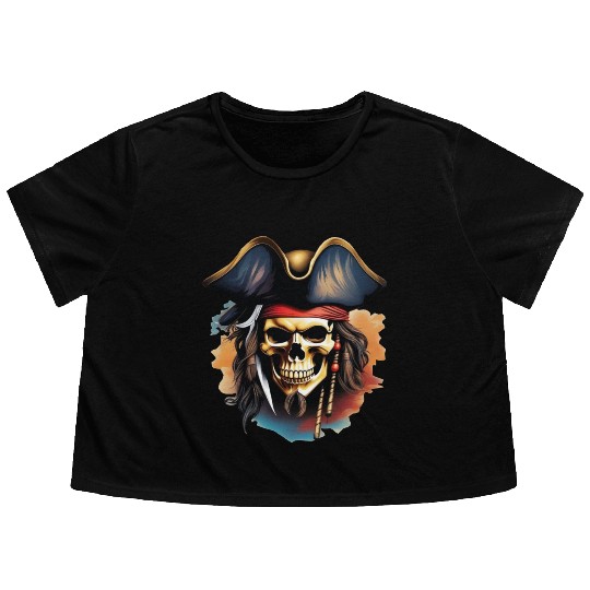 Ocean Raiders Flowy Cropped Tees