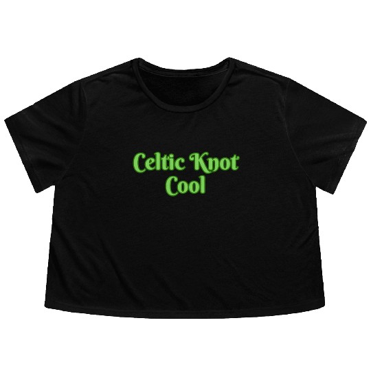 Celtic Knot Cool Flowy Cropped Tees