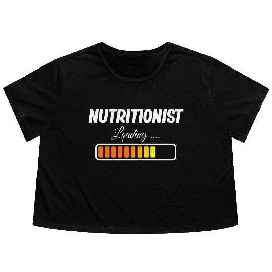 Nutritionist Loading Future Registered Medical Flowy Cropped Tees