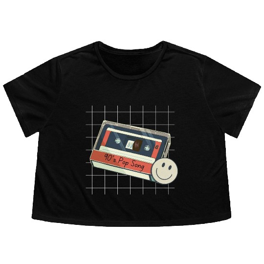 90's Flowy Cropped Tees