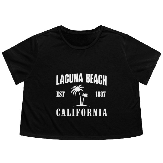 Laguna beach Flowy Cropped Tees