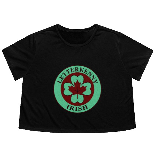 Letterkenny Irish Flowy Cropped Tees