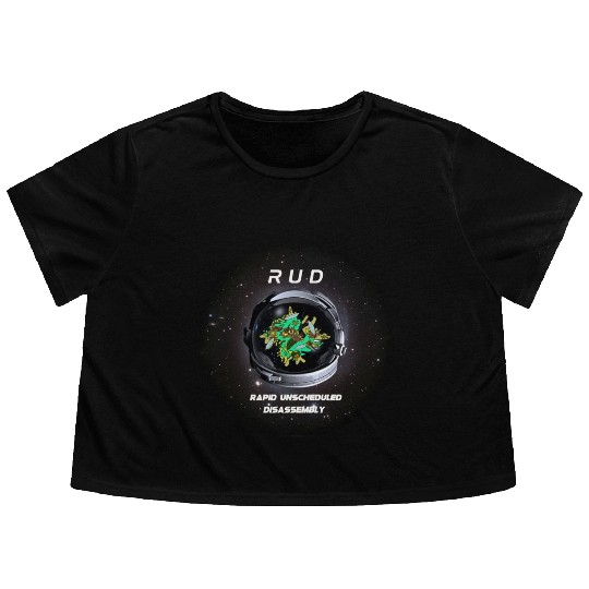 RUD: Rapid Unscheduled Disassembly, Dark Galaxy Flowy Cropped Tees