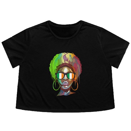 Ireland Flowy Cropped Tees