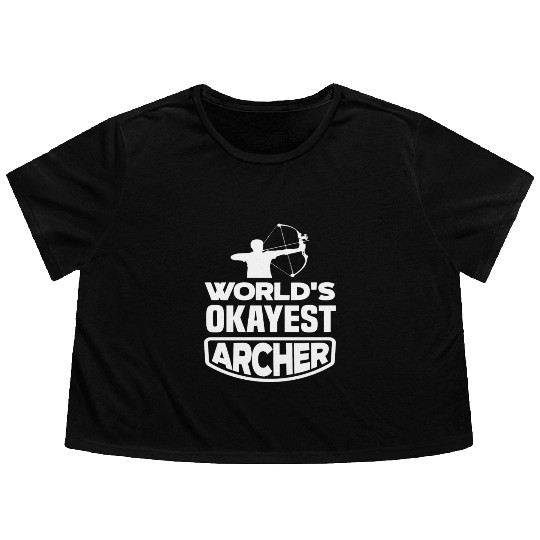 Best Archer Archery Flowy Cropped Tees