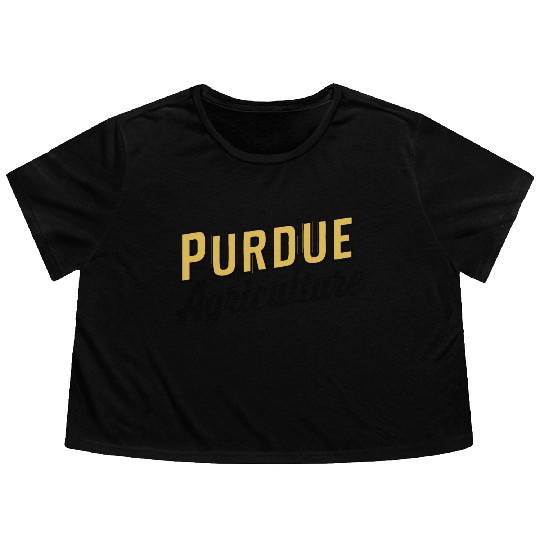 Purdue Agriculture Flowy Cropped Tees