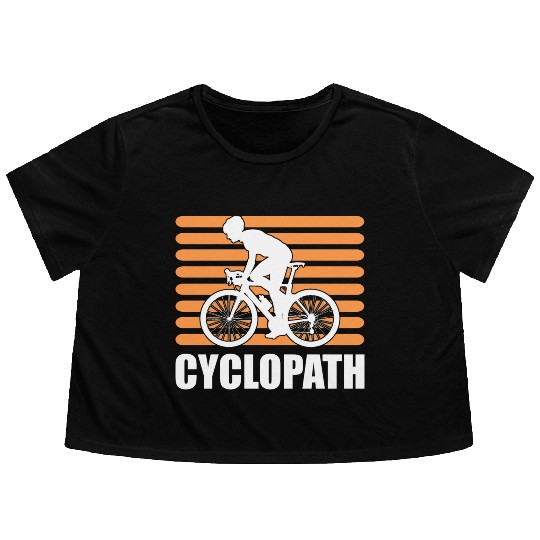 Cyclopath Biker Flowy Cropped Tees