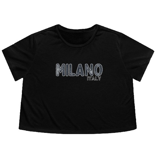 Eleganza Milanese: Embodying Italian Design Flowy Cropped Tees