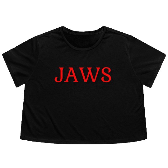 Jaws Classic Flowy Cropped Tees
