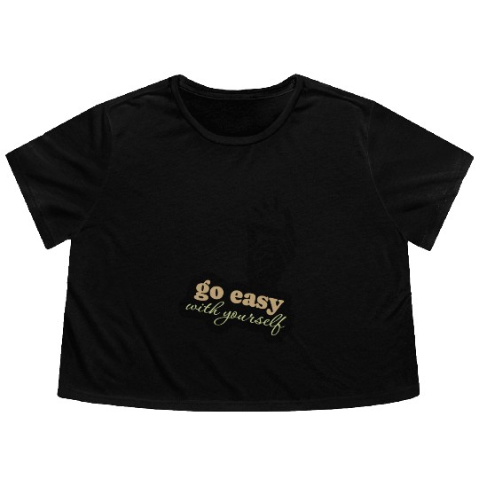 Embrace Self-Kindness Flowy Cropped Tees