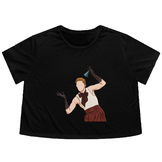 Eddie in Cabaret Flowy Cropped Tees