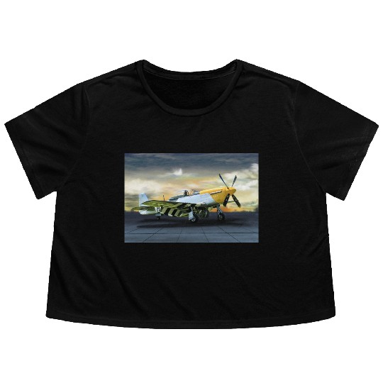 P-51 Flowy Cropped Tees