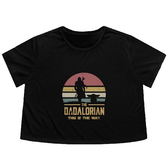 The Dadalorian And Son vintage Flowy Cropped Tees
