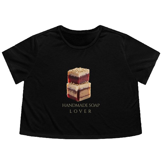 Handcrafted German chocolate cake Soap Flowy Cropped Tees