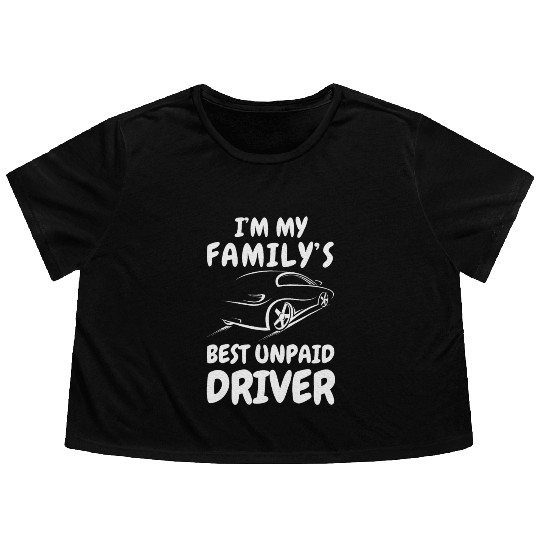 Car Guy Auto Racing Mechanic Saying Outfit Flowy Cropped Tees