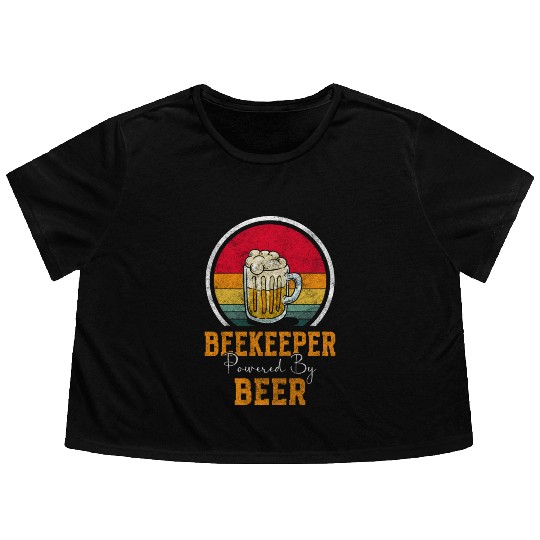 Beekeepers Nature Insect Flowy Cropped Tees