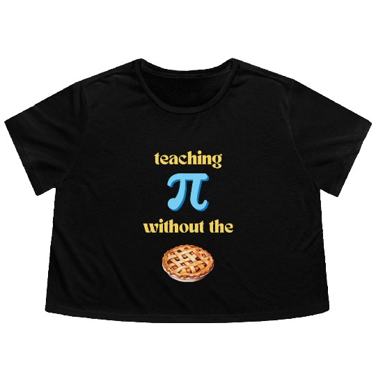 Math Teacher Flowy Cropped Tees