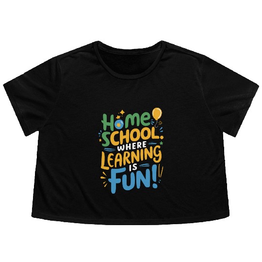Embrace The Homeschool Journey With Your Flowy Cropped Tees