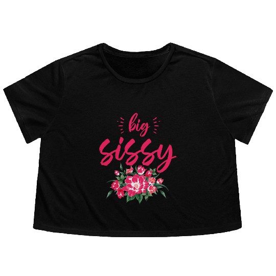 Big Sissy Flowy Cropped Tees
