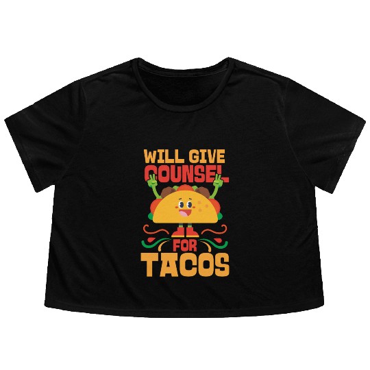 School Counselor Taco Will Give Flowy Cropped Tees