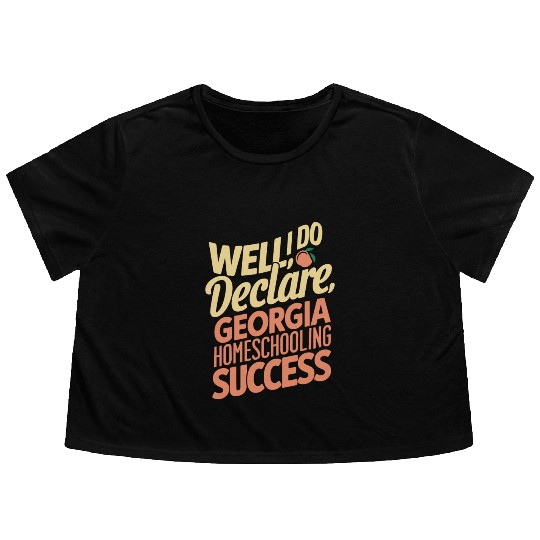 Georgia Homeschool Adventures Georgia Flowy Cropped Tees
