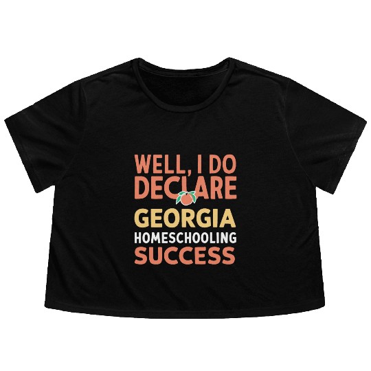 Georgia Homeschool Adventures Georgia Flowy Cropped Tees
