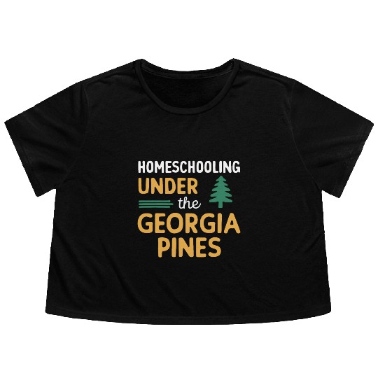 Georgia Homeschool Adventures Georgia Flowy Cropped Tees