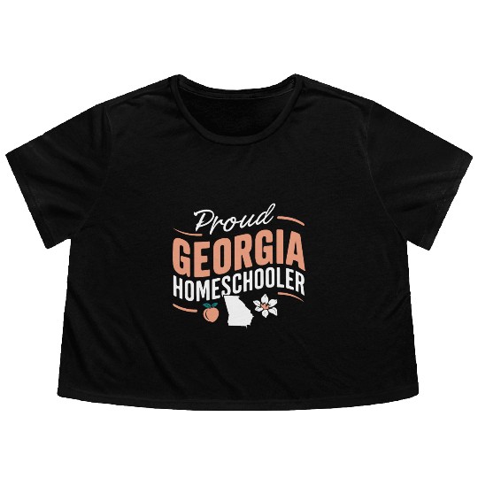 Georgia Homeschool Adventures Georgia Flowy Cropped Tees